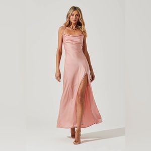 PALISADES COWL NECK MAXI DRESS